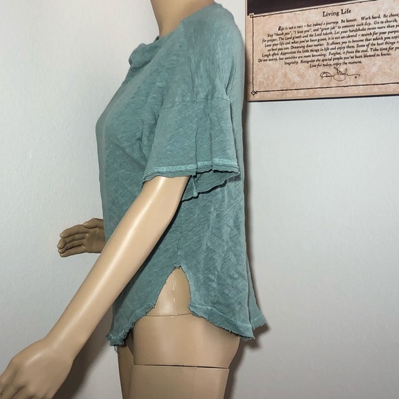 Free People She's So Cool Off the Shoulder Top (B) - Picture 5 of 7